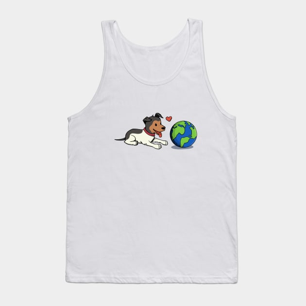 Save the planet for your dog Tank Top by Hey Buddy Comics